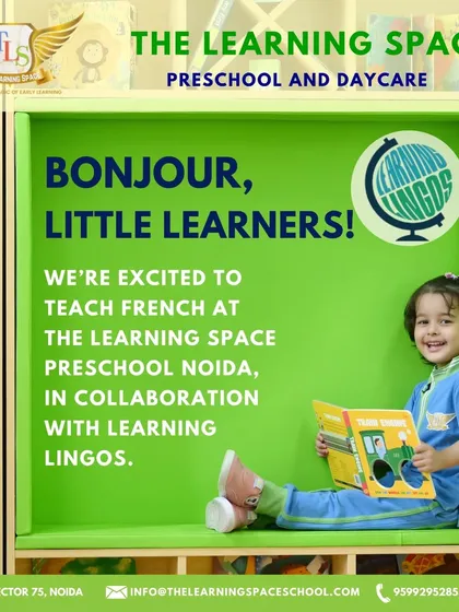 Bonjour, little learners! Through our collaboration with Learning Lingos, we are excited to introduce French classes. We make learning new languages a fun and engaging adventure for curious young minds.