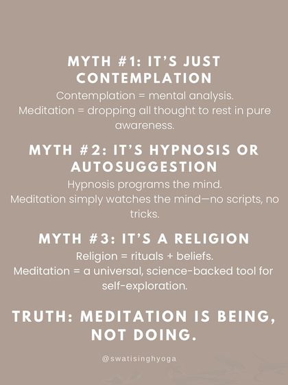 The truth about meditation is that it's a universal tool for self-exploration. It's the simple, powerful practice of being, not doing, and watching the mind without judgment.