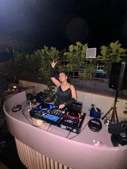 Taking a moment at Ministry of Beer, Goa. Rooftop gigs have a special kind of vibe that I absolutely love.