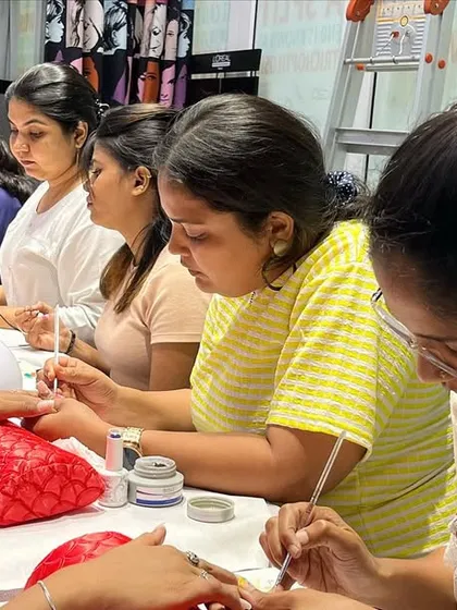 Our nail art classes are designed to be hands-on and interactive, ensuring every student gets the practice they need.