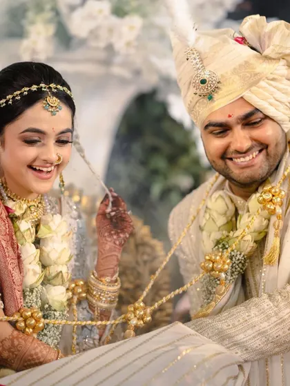 Laughter and joy during the wedding rituals. We believe a wedding should be as fun as it is sacred.