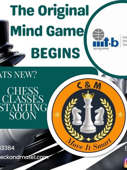 Announcing our new venture with IIIT Bangalore. We are excited to bring our chess classes to the students of this prestigious institute.