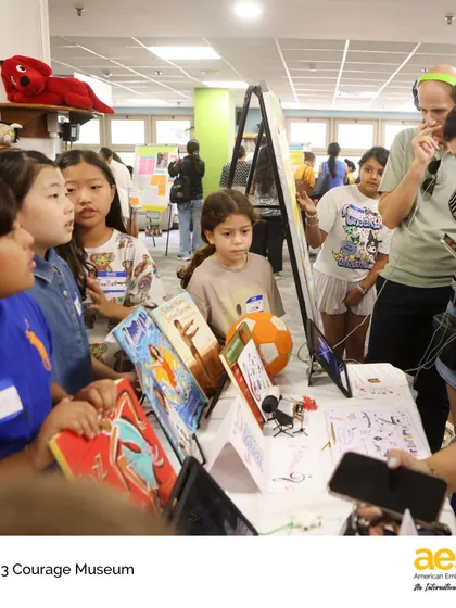 The Grade 3 Courage Museum showcased student explorations of courage in big and small ways. Through biographies and interviews, students created inspiring exhibits, reminding us that even the smallest voices can tell the biggest stories.