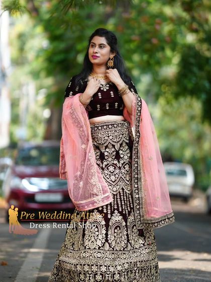 Pre Wedding Attire - Pre-Wedding Outfit Rental Regal Lehengas & Skirt Sets photo 53