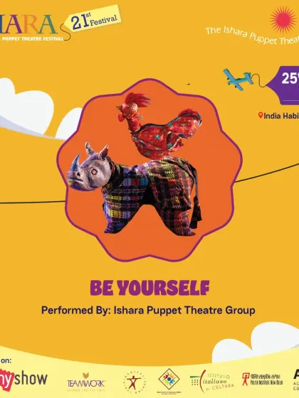 Poster for 'Be Yourself'.