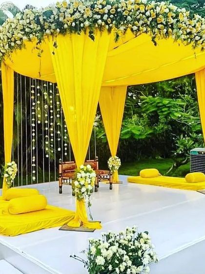 Creative&Creations - Event Decoration Vibrant Haldi & Mehendi Decor photo 29