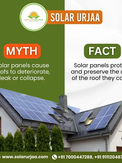 **Myth: Solar panels cause roof damage. Fact: They actually protect your roof.** When installed correctly by my professional team, solar panels shield the covered area from the elements, preserving its life and integrity.