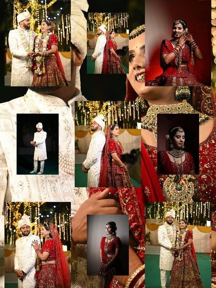 Classic Red & Gold Bridal Looks photo 29
