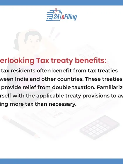 India has tax treaties with many countries to prevent double taxation. As an NRI, I can help you understand and leverage these treaty benefits to avoid paying more tax than necessary.