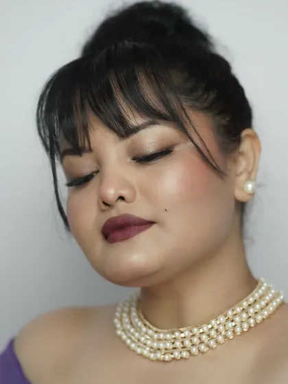 A moment of quiet reflection. Self-care is never unnecessary, and taking the time to groom yourself is an investment in your own happiness and confidence.