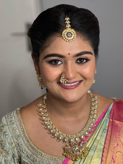 Himabindu - Bridal Makeup Classic South Indian Muhurtham Looks photo 63