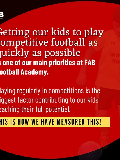 Our Priority: Competitive Football: We explain our focus on getting kids into competitive play as quickly as possible, as it's the biggest factor in their development.