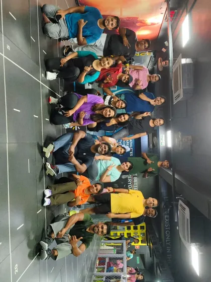 This is the afterglow. A room full of sweaty, smiling, happy people. This is my tribe. You come for the high-intensity dance workout, but you stay for the community and the connections we build.