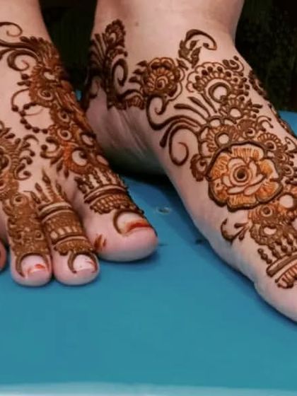Mehendi Art by Nishat - Mehndi (Henna) Artistry Intricate Designs for Feet photo 10