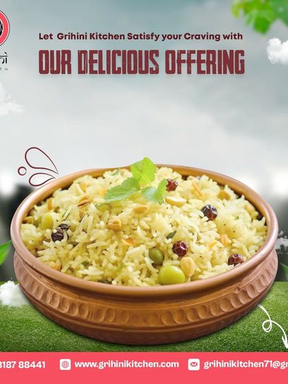 Let us satisfy your craving with our delicious offerings, like this flavorful vegetable pulao, a light yet satisfying option.