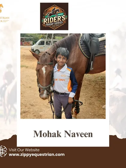 Celebrating our national qualifier Mohak Naveen, who demonstrated his versatility by qualifying for Children 2 Dressage and Showjumping.