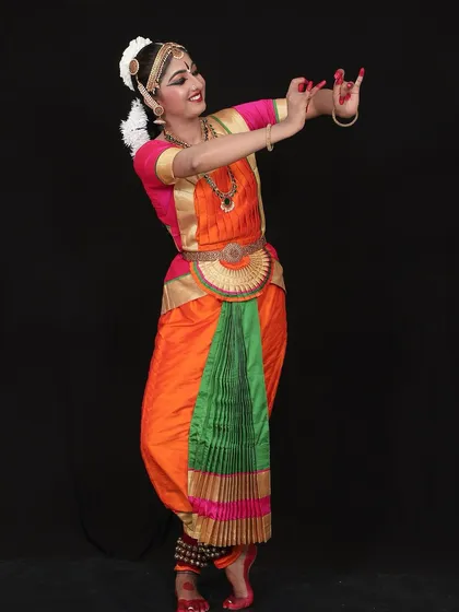 Ashwini moved to Germany after her Arangetram but continues to spread this art form there. It is wonderful to see my students become cultural ambassadors.