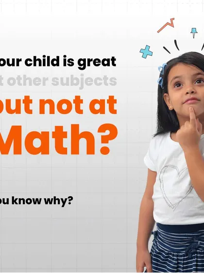 Is your child great at other subjects but struggles with math? It's a common issue, and the reasons might surprise you. Let's explore why this happens.