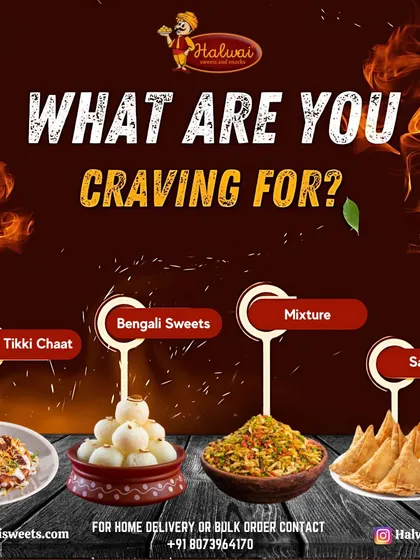 What are you craving? Whether it's Aloo Tikki Chaat, Bengali sweets, savory mixture, or a classic samosa, we have a delicious option to satisfy every craving.