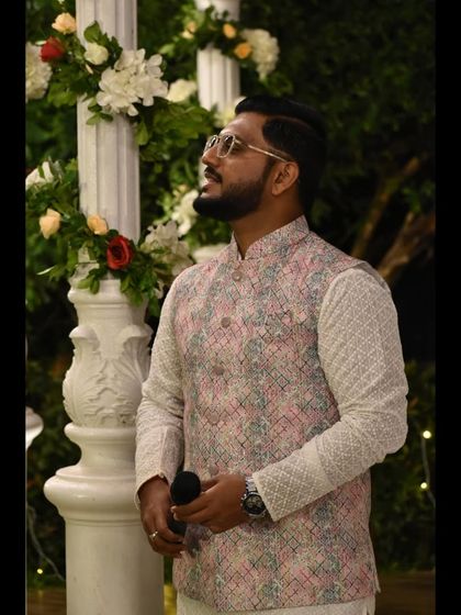 Emcee Pramod - Wedding Emcee & Host The Emcee In Action photo 70