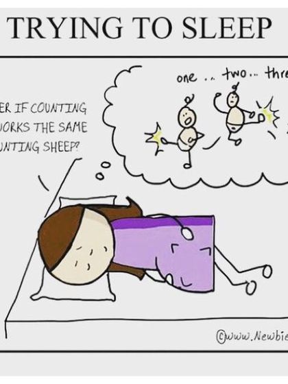 Can't sleep? Maybe counting baby kicks works like counting sheep! This funny illustration shows a common pregnancy experience where a baby's movements keep you awake at night.