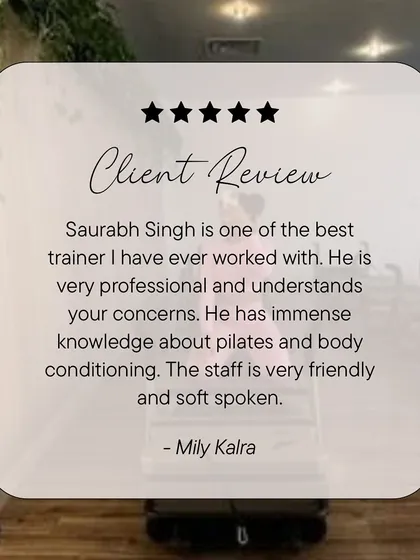 Your trust is everything to me. This review from Mily highlights my professional approach and deep knowledge of Pilates and body conditioning, which is the foundation of every personalized program I create.