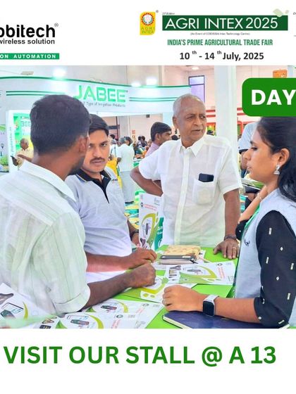 Our team engaging with visitors at our stall (A 13) on Day 5 of Agri Intex 2025.