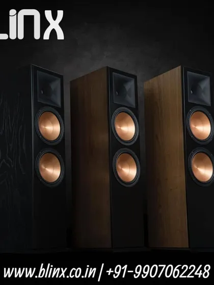 Klipsch floorstanding speakers are a cornerstone of many of our high performance audio setups. Available in different finishes, they deliver soaring highs and deep lows while complementing the aesthetic of your room.