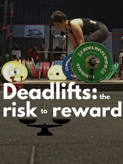 The "risk to reward" argument against deadlifts is flawed. Most gym injuries stem from improper load management, not the exercise. Your back is designed to adapt and get stronger, and soreness in the erector spinae is a normal response to training them.