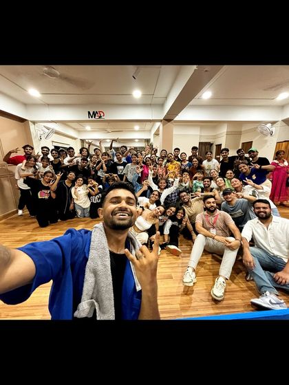 A selfie with the whole crew after a fantastic workshop. The sense of community and shared joy is the best part of what I do.