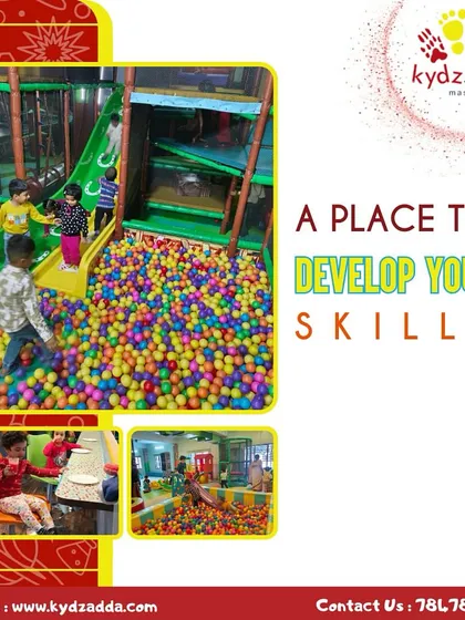 Kydzadda is a place to develop your skills. Through active play, children improve their motor skills, social skills, and problem-solving abilities.