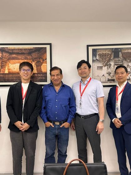 A group photo with the visiting Sony team from Japan. Our partnership is built on a shared passion for innovation and excellence in photography.