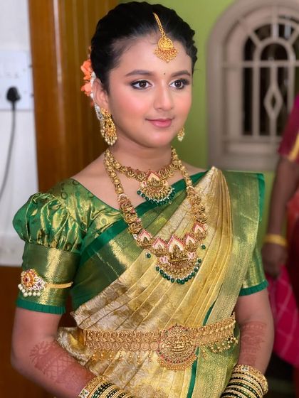 Another beautiful shot from her half-saree function.