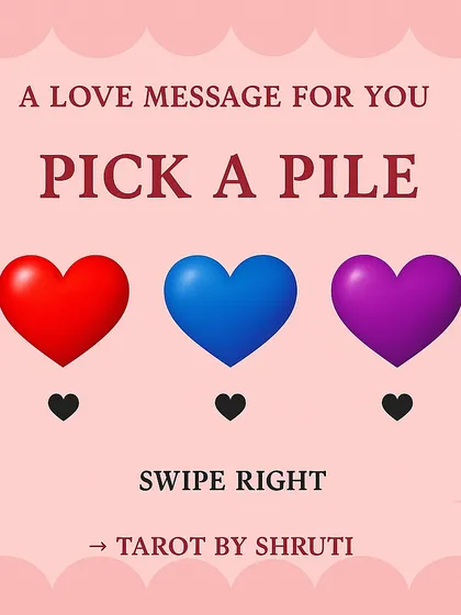 Pick a heart to receive a love message for your journey. This reading helps you understand the current energy flowing into your life, be it passion, healing, or divine guidance.