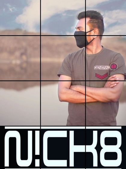 My official "Nick8" branding. This graphic represents my identity as an artist, a name I've built through years of hard work and dedication.