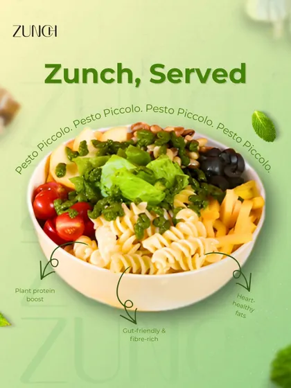 This isn't just a pasta salad. It's a balanced meal with plant protein, gut-friendly fiber, and heart-healthy fats, all in one delicious Pesto Piccolo bowl.