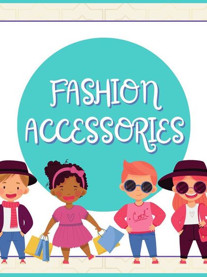 A graphic for the "Fashion Accessories" category, showcasing the stylish extras you can find.