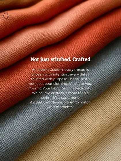 Not just stitched. Crafted. I believe custom is more than a style; it's a statement. This image showcases the variety of premium fabrics I use to bring your vision to life.
