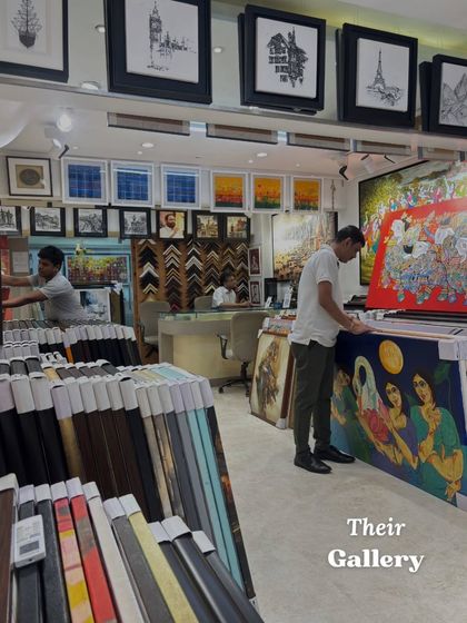 Our gallery is more than a workshop; it is a space of discovery. Clients can browse finished works, explore framing materials, and consult with our team to find the perfect solution for their art and their space.