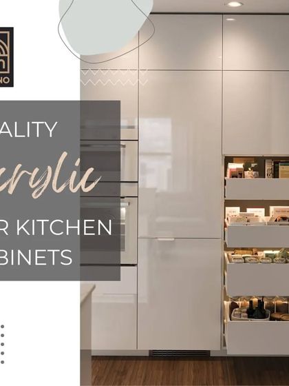 For a modern, sleek kitchen, consider our high-gloss acrylic finishes. Not only do they look stunning, but they are also highly durable and easy to maintain.
