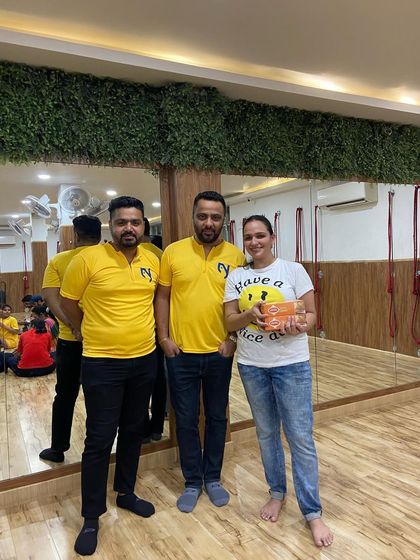 Our team members looking proud after a successful cleanliness drive. We believe in leading by example.