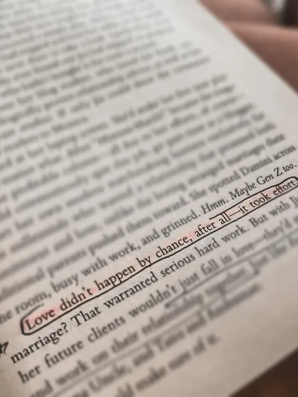 "Love didn't happen by chance, after all—it took effort." A key theme from *Match Me If You Can*, as highlighted by a reader.