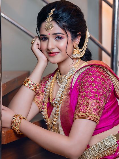 Shrutha - Special Occasion & Media Makeup South Indian Bridal Elegance photo 3