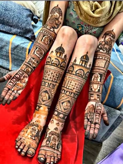 Anand Mehndi Artist - Bridal Mehndi Royal & Traditional Motifs photo 20