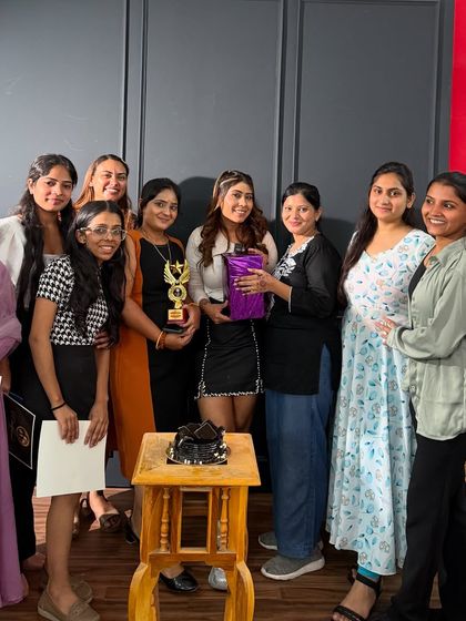 Our graduation party. We work hard and we celebrate even harder. This is the Kasi Academy family.