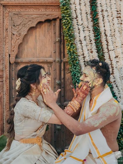 Vibrant Haldi & Mehendi Functions photo 8