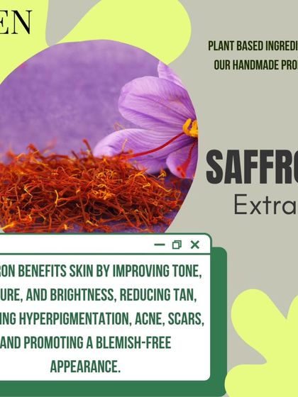 An ingredient spotlight on Saffron extract. This precious spice is amazing for improving skin tone, treating hyperpigmentation, and promoting a blemish-free appearance.