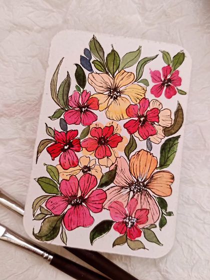 Pavna - Custom Artwork & Handmade Crafts Botanical Watercolor Paintings photo 29