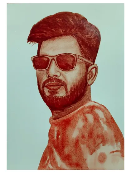 Sharan Ediga - Custom Portrait Art Blood Portraits: Your Story in Art photo 55