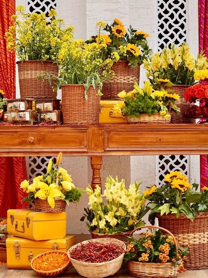 Wedding Decor Company - Wedding Event Design & Decor Radiant Haldi & Mehendi Celebrations photo 31